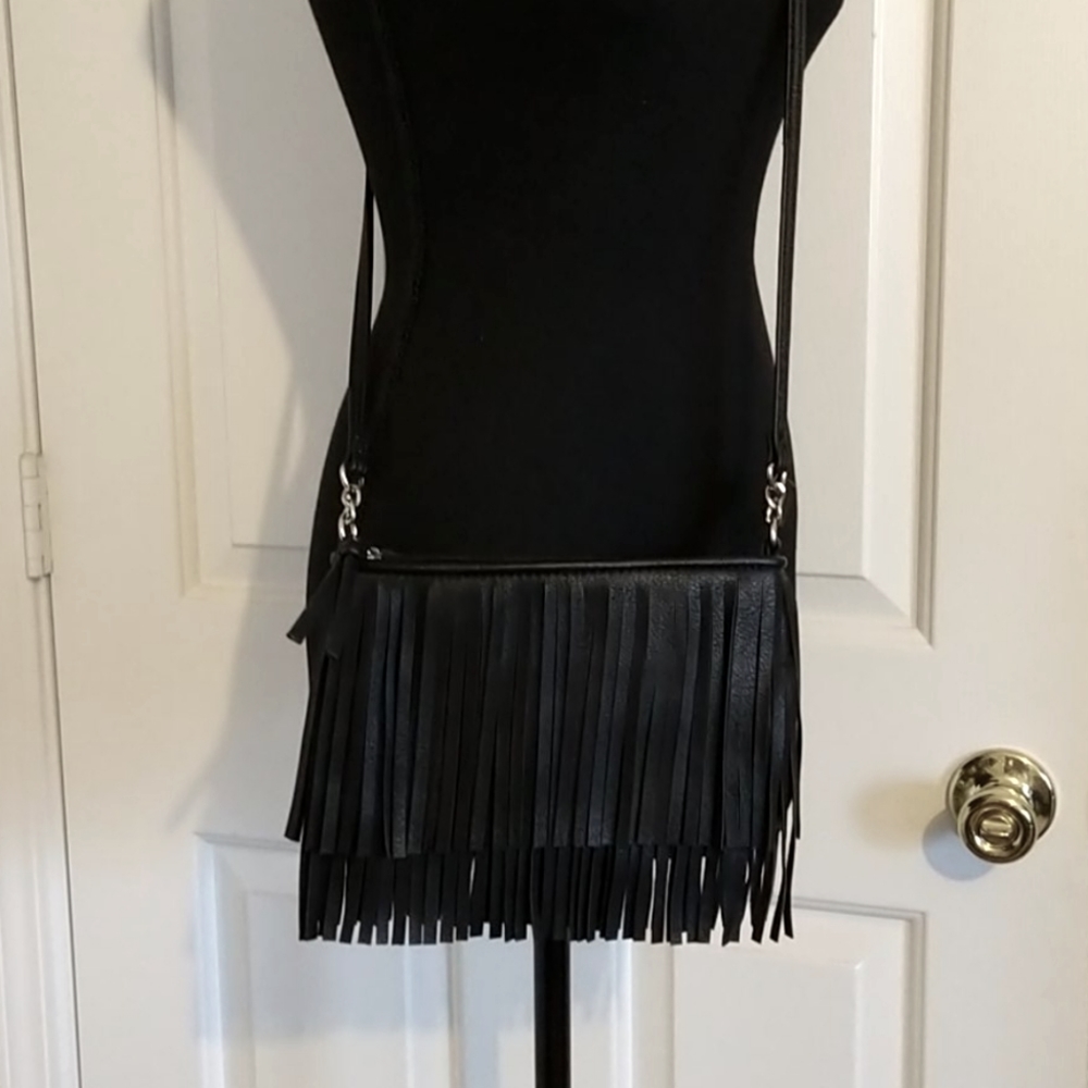 Fringe crossbody purse